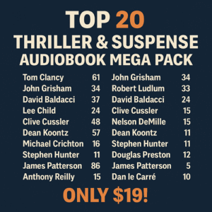 🔥 Top 20 Thriller & Suspense Audiobook Mega Pack